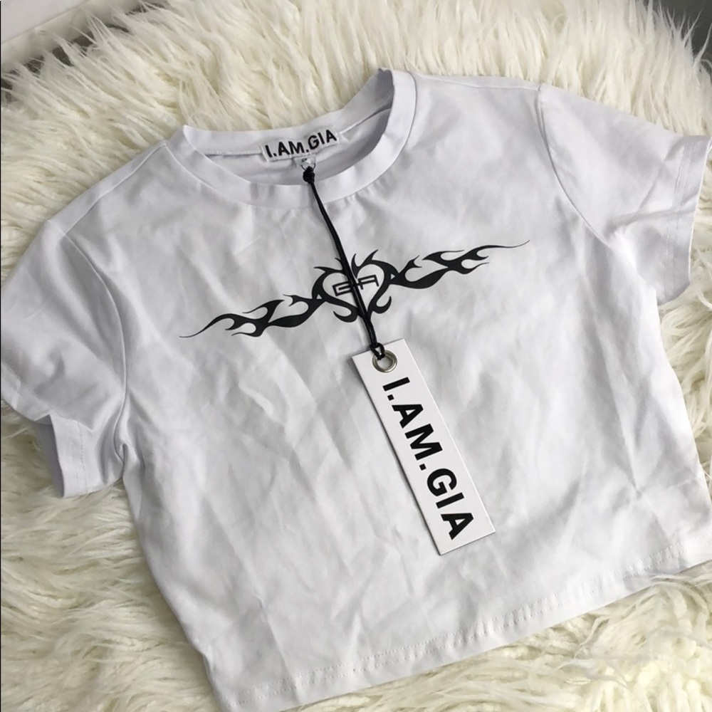I.AM.GIA cropped tee
